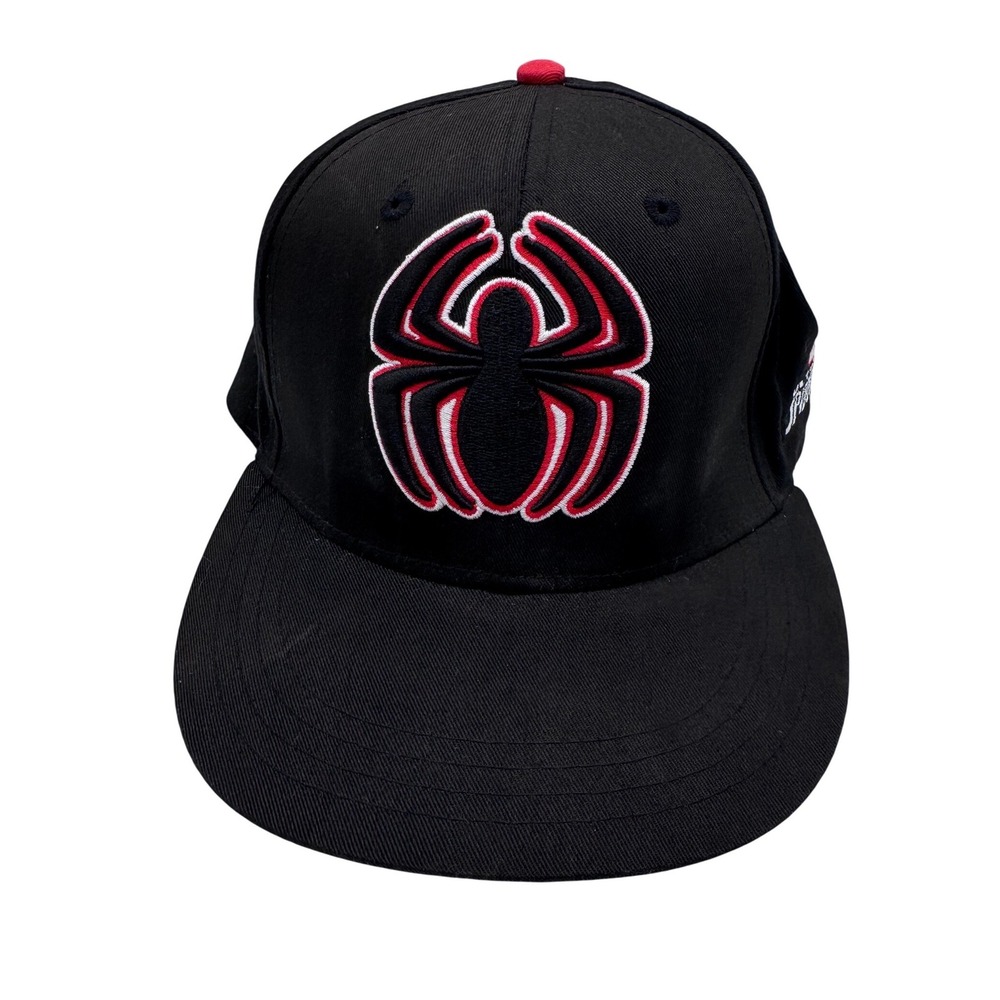 Marvel Kids Black Snapback Hat Kids Ultimate Spider-Man Superhero Cap